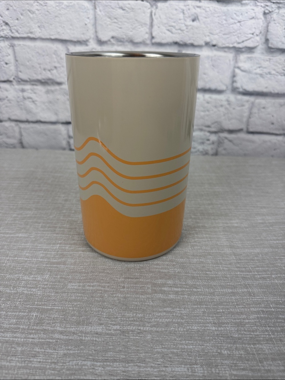 Society6 Wine Chiller - Cream, Orange, Lavender